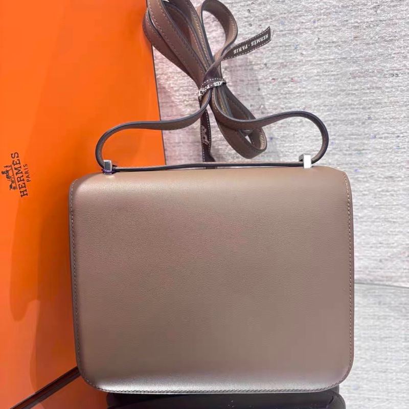 🌈Hermes🧡Mini Constance 19🧡D0威馬犬灰銀扣🧡全套有單🌟🌈Swift皮🌟miniconstance🌟constance19🌟Constance🌟愛馬仕🌟-9