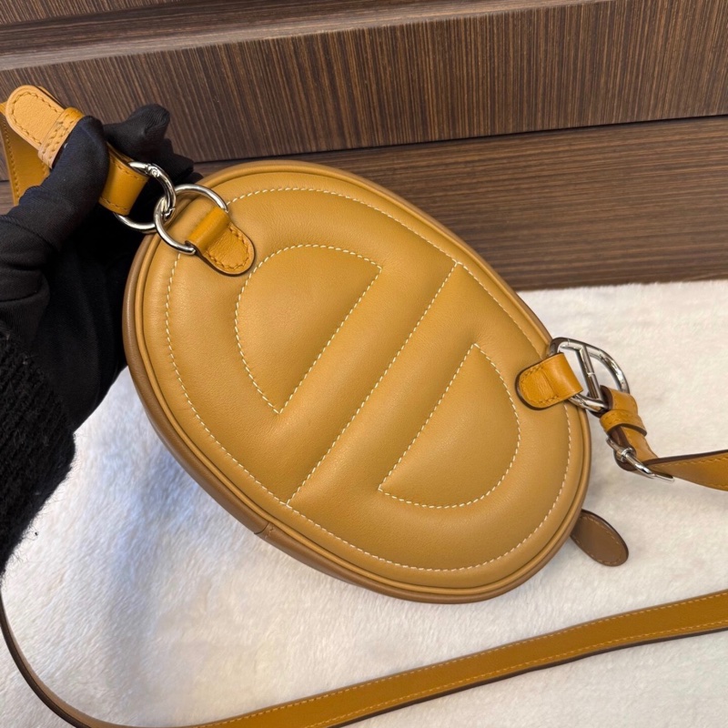 🌈Hermes🧡In The Loop猪鼻子腰包🧡芝麻色銀扣🧡99新🌟Swift皮🌟intheloop🌟豬鼻子🌟愛馬仕🌟-2