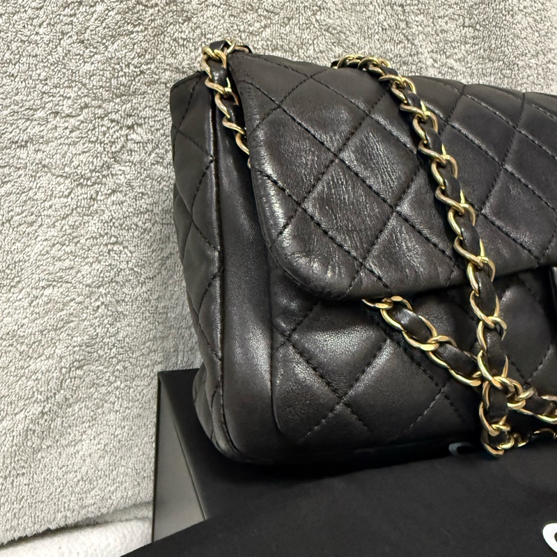 香奈兒雙C口蓋包 大號-1