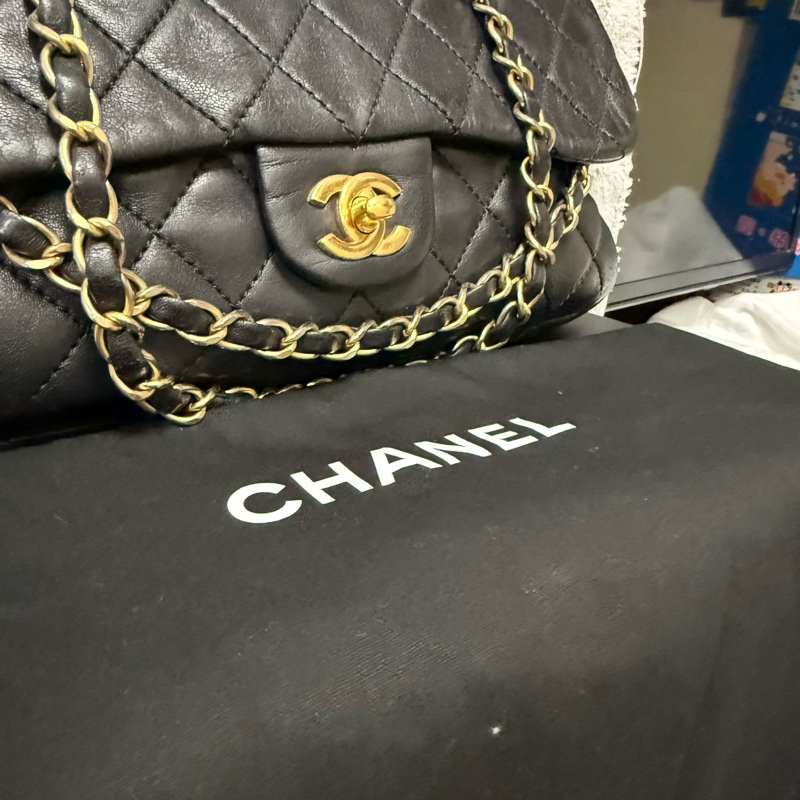 香奈兒雙C口蓋包 大號-3