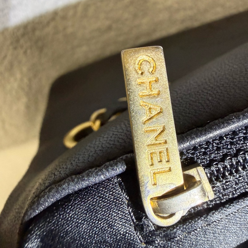 香奈兒雙C口蓋包 大號-10