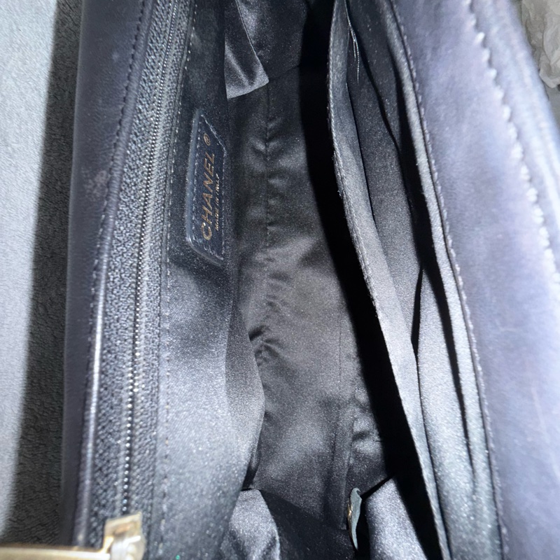 香奈兒雙C口蓋包 大號-12