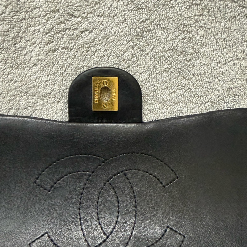 香奈兒雙C口蓋包 大號-16