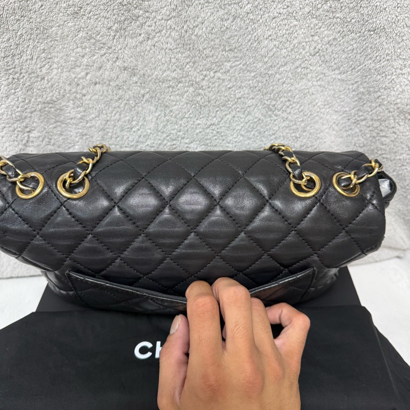 香奈兒雙C口蓋包 大號-25