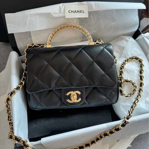 #閒置帶膜✨ #全網最低💰 香奈兒黑金手柄大方胖Cf20 芯片款