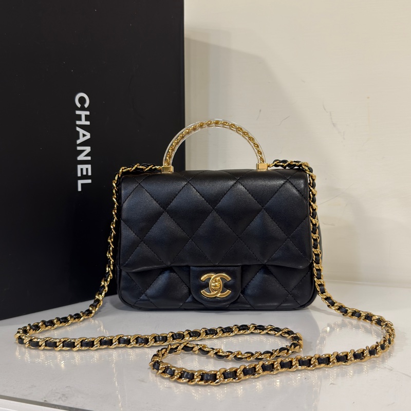 #閒置帶膜✨ #全網最低💰 香奈兒黑金手柄大方胖Cf20 芯片款-3