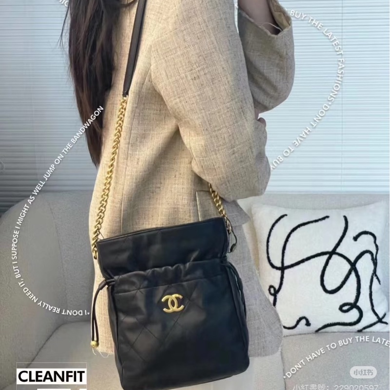 #近新閒置💕 #全配 香奈兒黑金22C絕版小福袋 #僅一顆出清特價🀄️-1