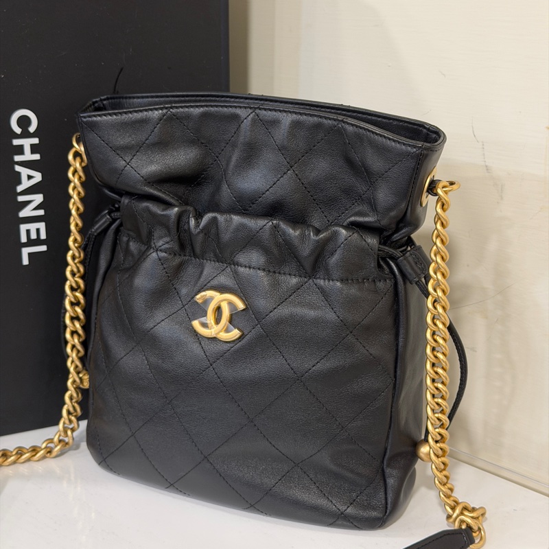 #近新閒置💕 #全配 香奈兒黑金22C絕版小福袋 #僅一顆出清特價🀄️-5