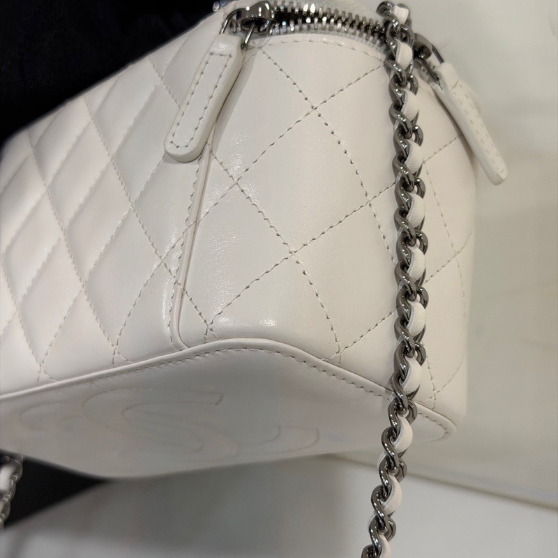 #閒置帶膜✨ #全配 香奈兒白銀手柄長盒子 芯片款 #白雪公主👸-7