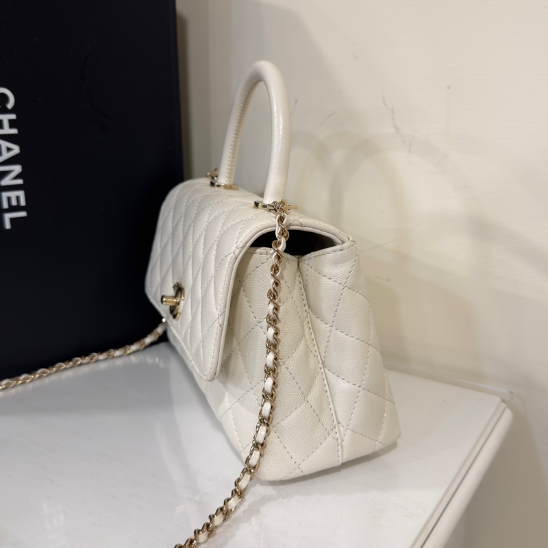 #離櫃閒置現省🔟多萬 #全配 #荔枝皮 香奈兒白金CocoHandle 24cm-4