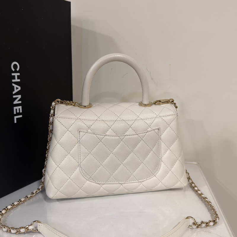 #離櫃閒置現省🔟多萬 #全配 #荔枝皮 香奈兒白金CocoHandle 24cm-5