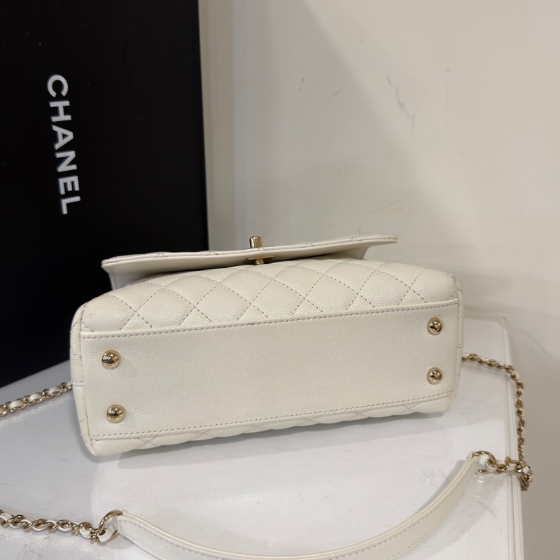 #離櫃閒置現省🔟多萬 #全配 #荔枝皮 香奈兒白金CocoHandle 24cm-6
