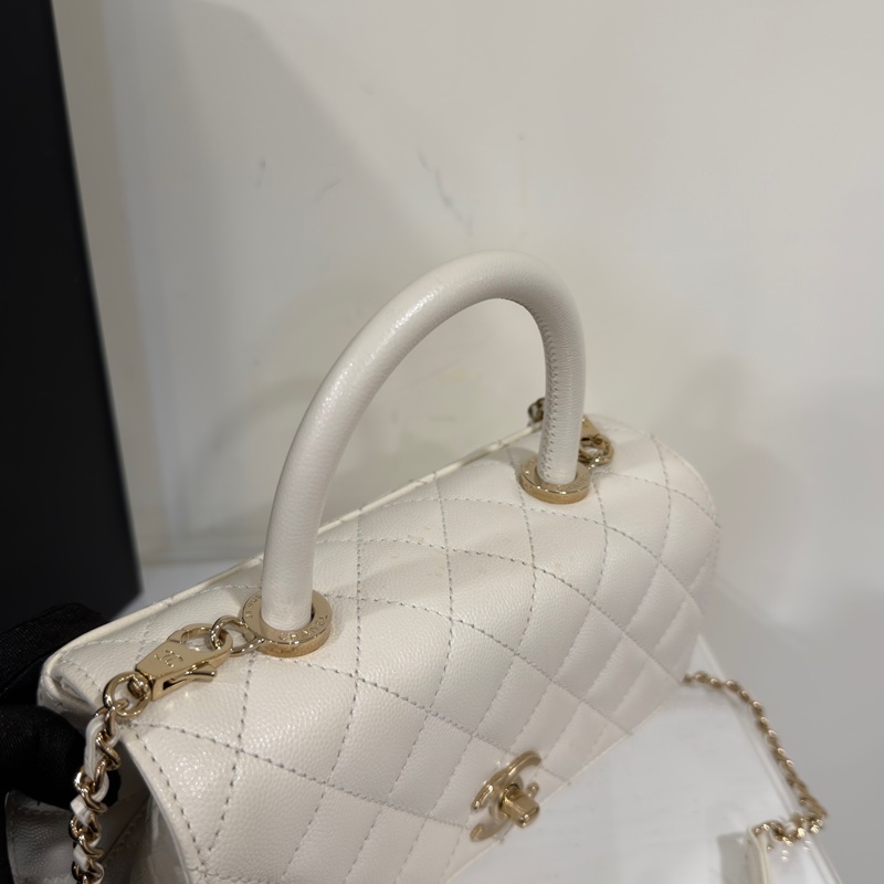 #離櫃閒置現省🔟多萬 #全配 #荔枝皮 香奈兒白金CocoHandle 24cm-7