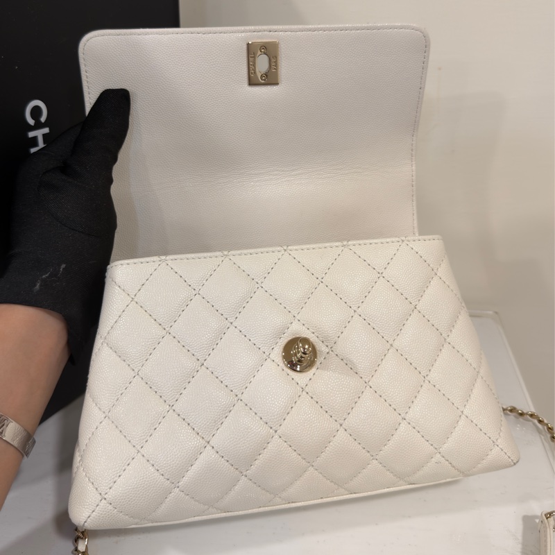 #離櫃閒置現省🔟多萬 #全配 #荔枝皮 香奈兒白金CocoHandle 24cm-8