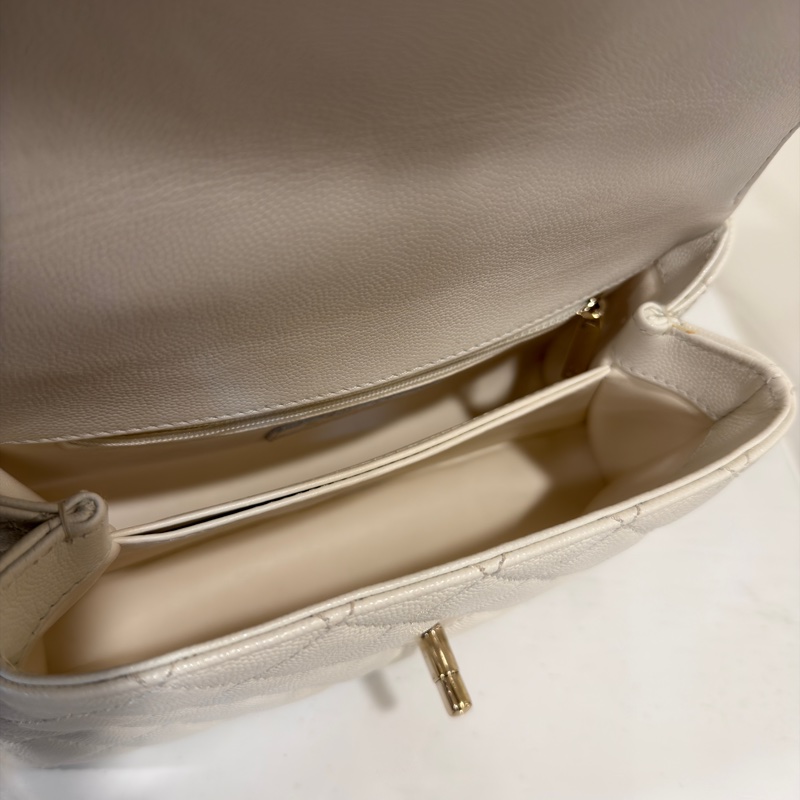 #離櫃閒置現省🔟多萬 #全配 #荔枝皮 香奈兒白金CocoHandle 24cm-9