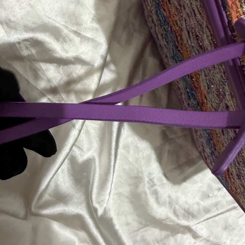 CHANEL 紫色毛呢箱包-35