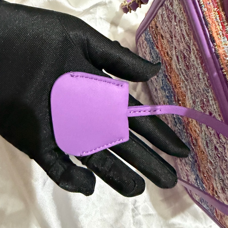 CHANEL 紫色毛呢箱包-38