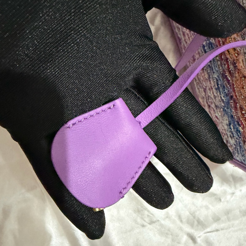 CHANEL 紫色毛呢箱包-41