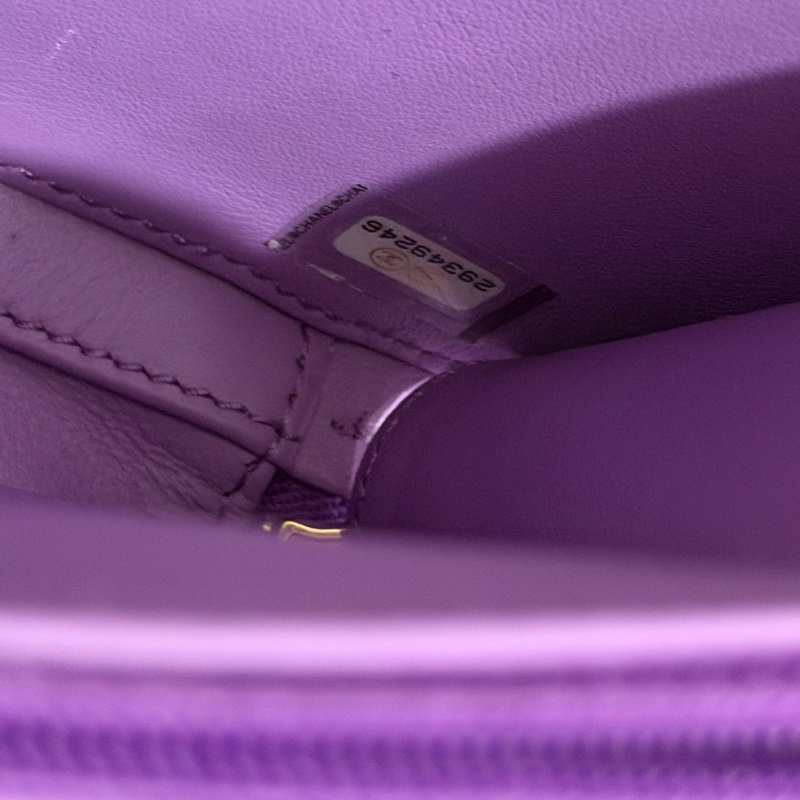 CHANEL 紫色毛呢箱包-45