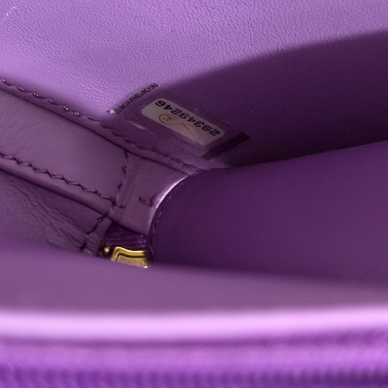 CHANEL 紫色毛呢箱包-53