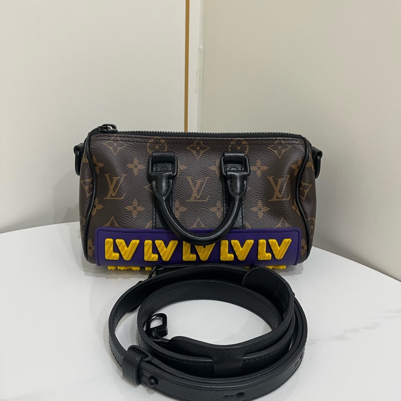 LV/路易威登 keepall xs 限量秀款湖人配色 25年芯片款 男女同款-0