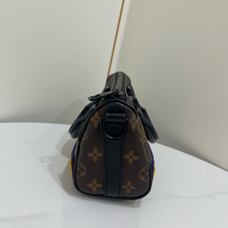 LV/路易威登 keepall xs 限量秀款湖人配色 25年芯片款 男女同款-3