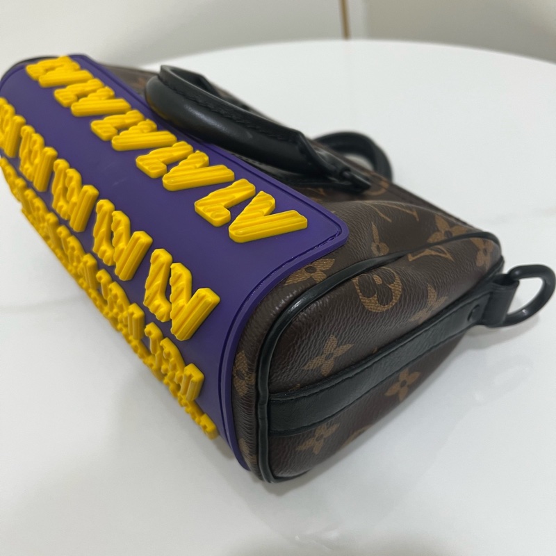 LV/路易威登 keepall xs 限量秀款湖人配色 25年芯片款 男女同款-4