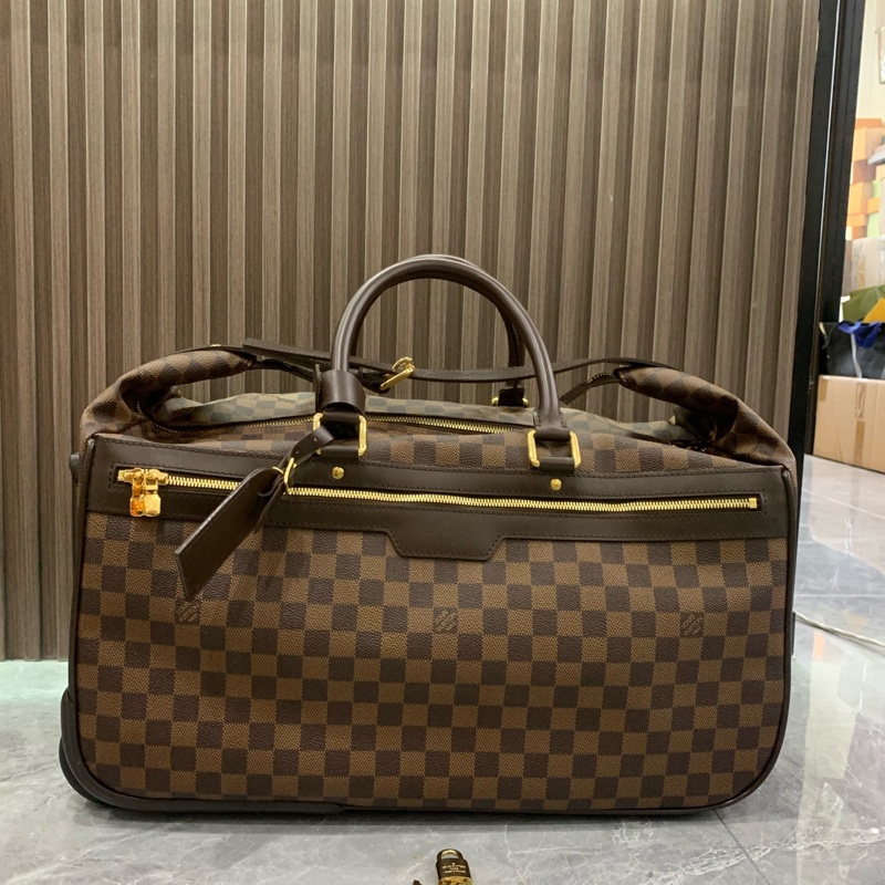 LV/路易威登 棕棋盤格 手提拉桿行李箱 尺寸;50*30*27-0