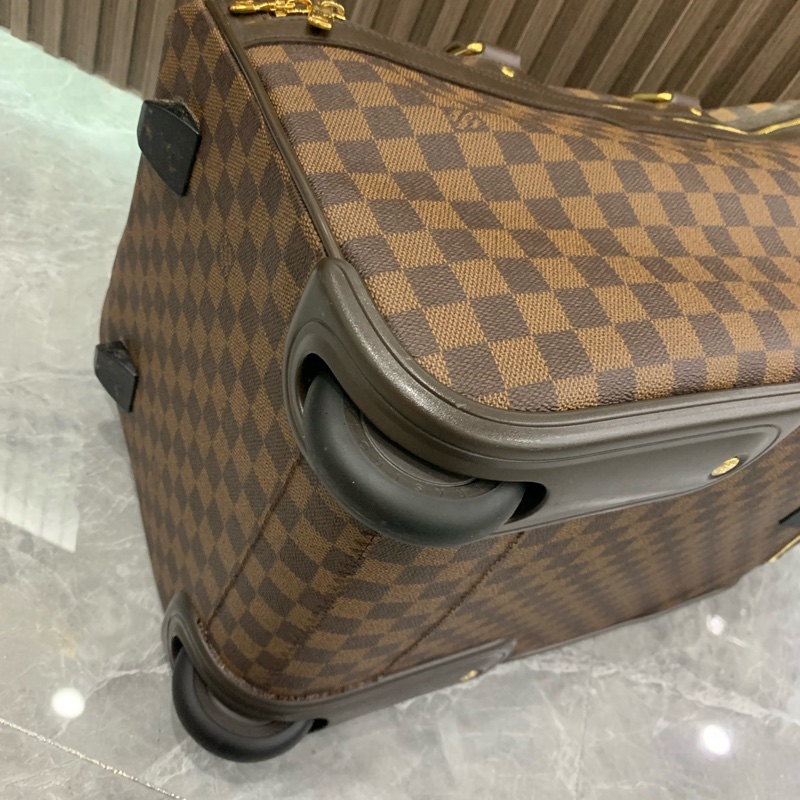 LV/路易威登 棕棋盤格 手提拉桿行李箱 尺寸;50*30*27-4