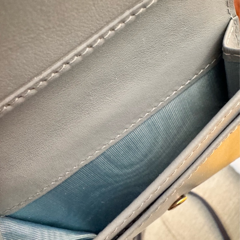 Lady Dior Bloom 卡夾 雲藍色漆面 Cannage 籐格紋小牛皮 錢包 卡包-9