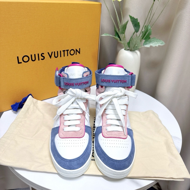 閒置新 Lv路易威登 休閒高幫鞋 36碼 閒置 未使用 有塵袋鞋盒-1