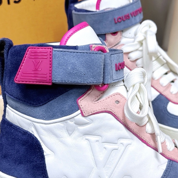 閒置新 Lv路易威登 休閒高幫鞋 36碼 閒置 未使用 有塵袋鞋盒-7