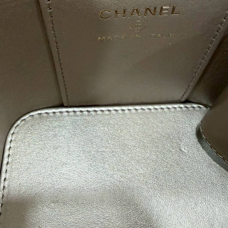 chanel 香奈兒 鮭魚粉 金球 化妝包 斜背包 肩背包 手提包 小廢包 小盒子-23