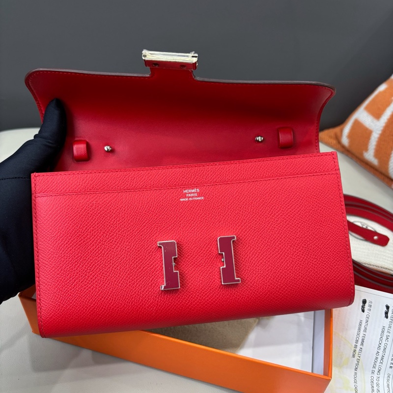 🌈Hermes❤️Constance to go❤️S3心紅色琺瑯扣❤️全新閑置🌈全套有單🌈Epsom皮🌟愛馬仕🌟-2