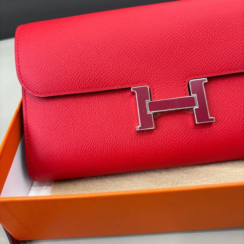 🌈Hermes❤️Constance to go❤️S3心紅色琺瑯扣❤️全新閑置🌈全套有單🌈Epsom皮🌟愛馬仕🌟-5