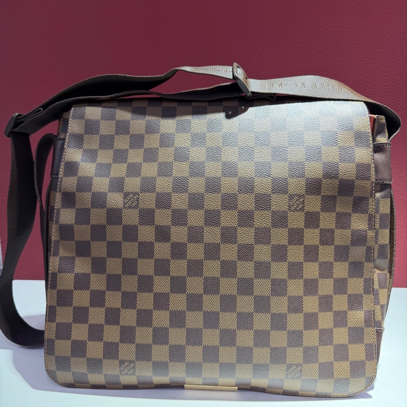 LV 路易威登 格子 單肩包 男款 尺寸:34x10x30cm無附件-0