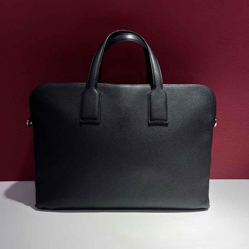 羅意威/Loewe Goya Business系列 黑色粒面小牛皮 手提包 公文包 尺寸:38.5*11*27.5 cm-3