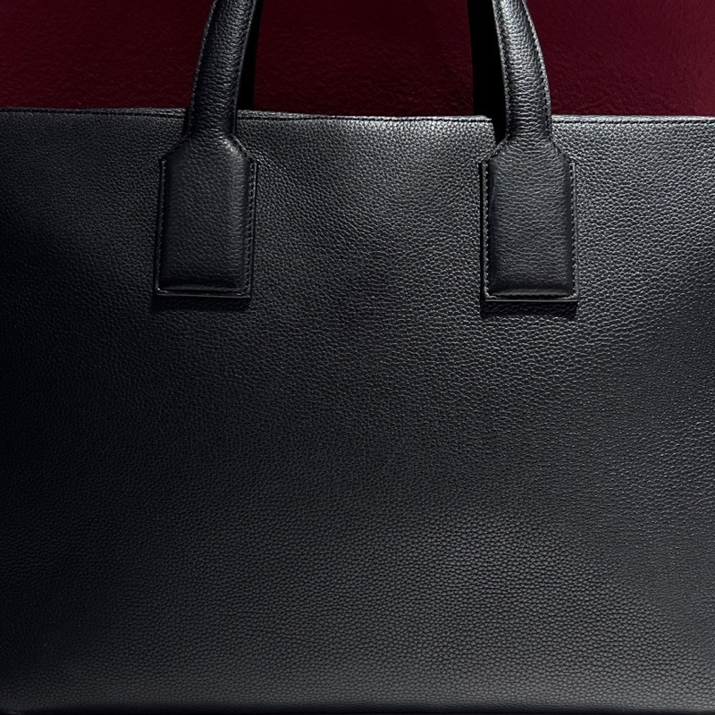 羅意威/Loewe Goya Business系列 黑色粒面小牛皮 手提包 公文包 尺寸:38.5*11*27.5 cm-8