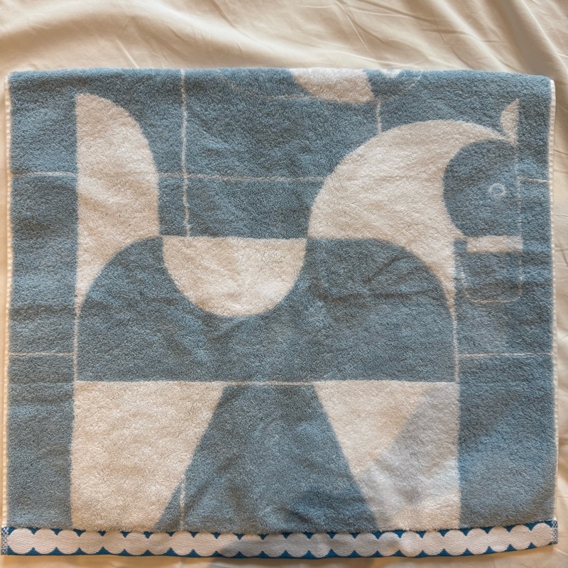 💖Hermes 寶寶毛巾 全新💖 藍色-0