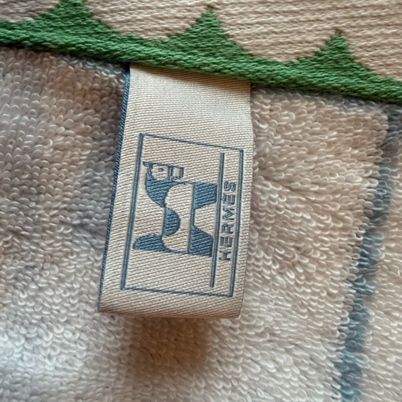 💖Hermes 寶寶毛巾 全新💖 藍色-4