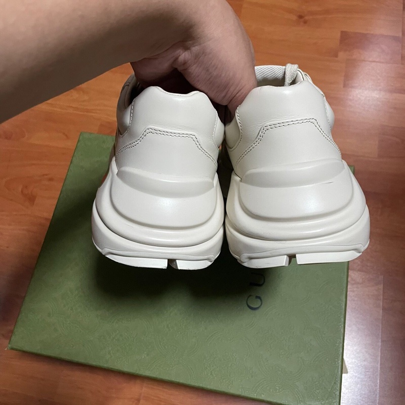 Gucci正品古馳休閒鞋Rhyton老爹鞋 經典色 41碼-2