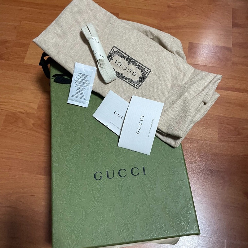 Gucci正品古馳休閒鞋Rhyton老爹鞋 經典色 41碼-6