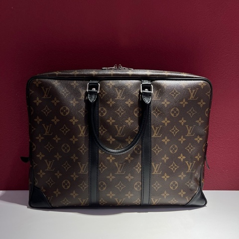路易威登/Louis Vuitton 經典老花公文包 手提包 無附件