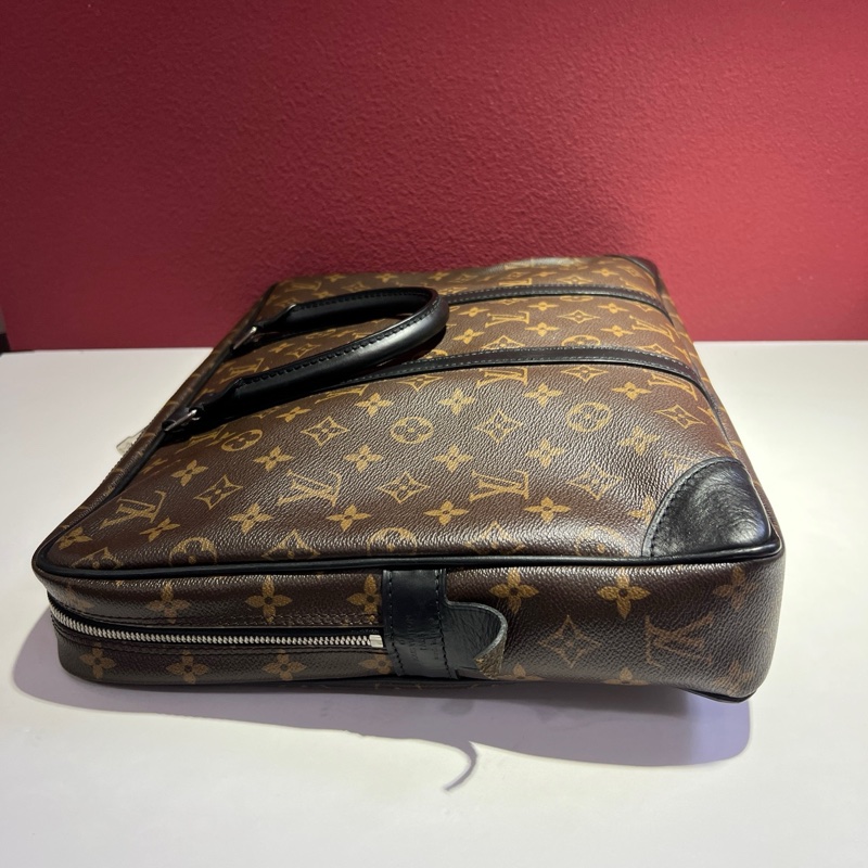 路易威登/Louis Vuitton 經典老花公文包 手提包 無附件-5