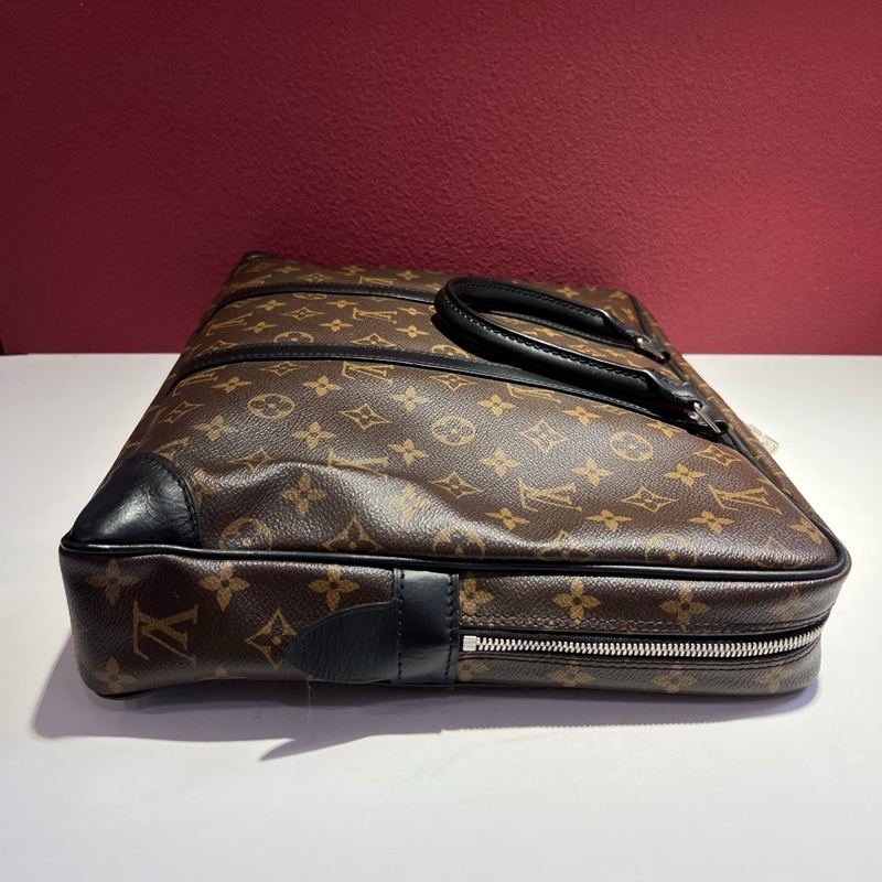 路易威登/Louis Vuitton 經典老花公文包 手提包 無附件-6