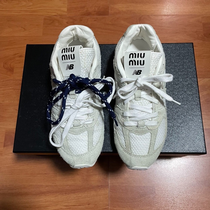 MIU MIU繆繆 x New Balance NB530SL灰白色 36碼-2