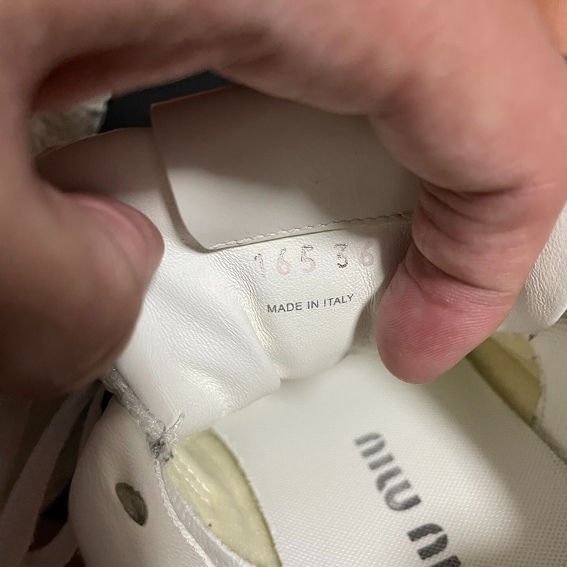 MIU MIU繆繆 x New Balance NB530SL灰白色 36碼-4