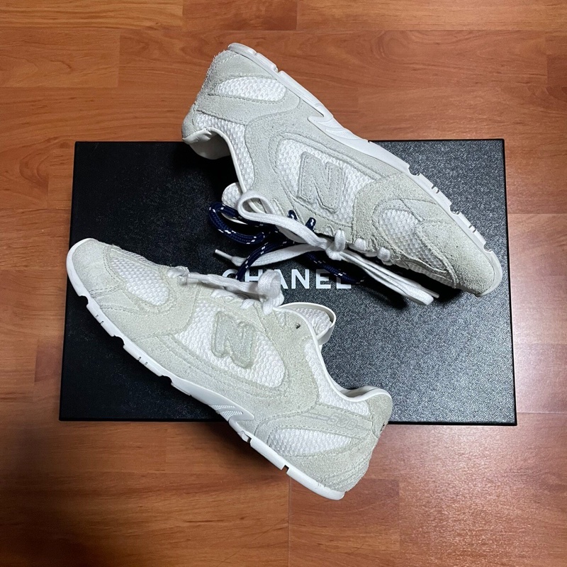 MIU MIU繆繆 x New Balance NB530SL灰白色 36碼-7