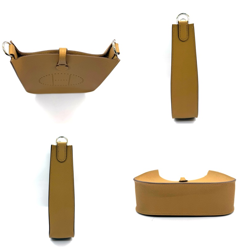 HERMES 愛馬仕 棕色EVELYN MINI 16 TPM SELLIER EPSOM K刻-2