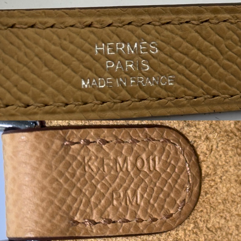 HERMES 愛馬仕 棕色EVELYN MINI 16 TPM SELLIER EPSOM K刻-4